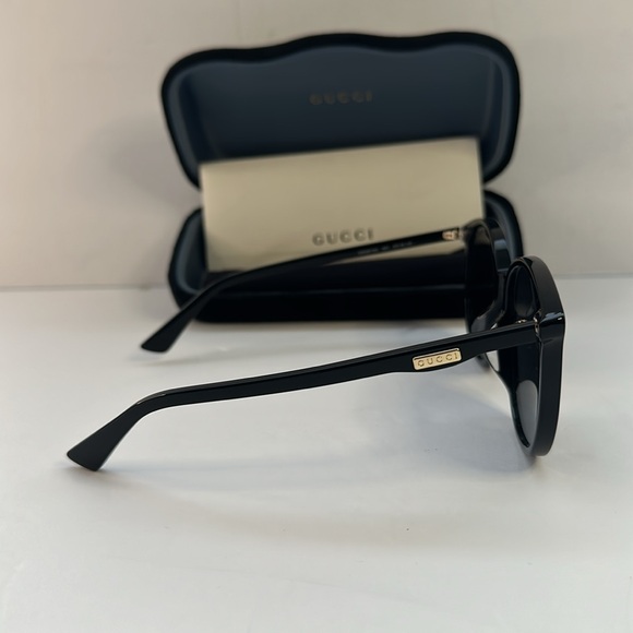 New Authentic GUCCI GG0261SA 001 Round Sunglasses - Picture 7 of 13